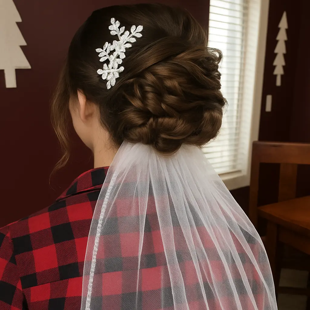 Romantic bridal waves