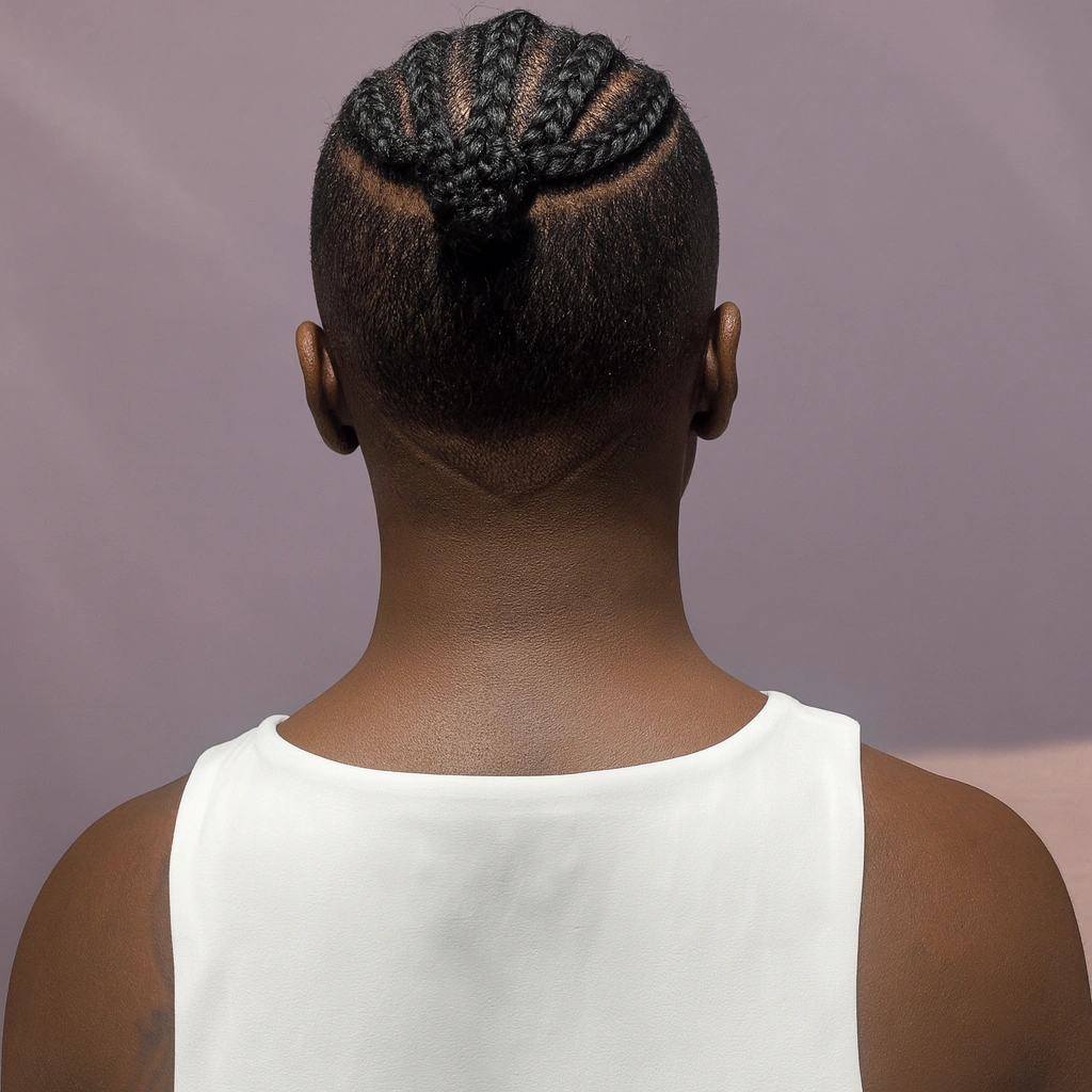 Braids updo