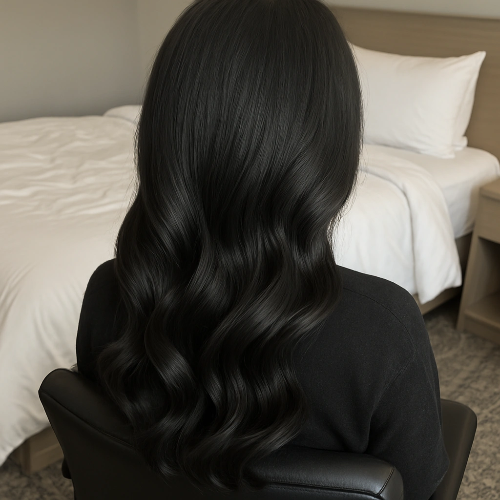 Hotel cut with dark colour