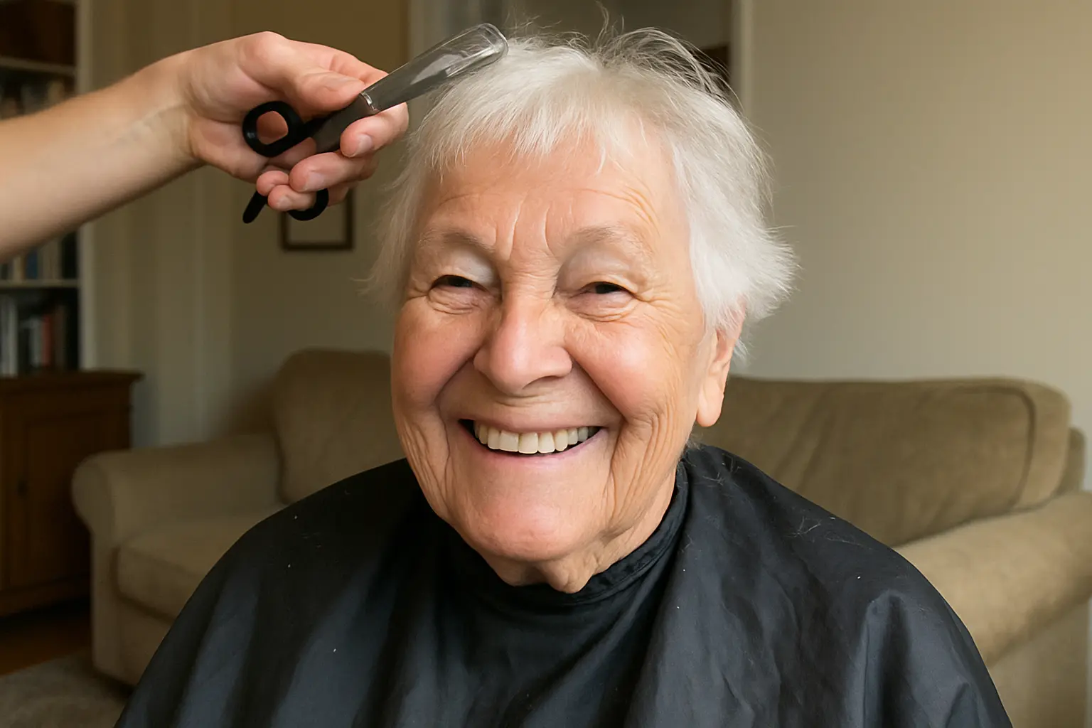Senior hair care services